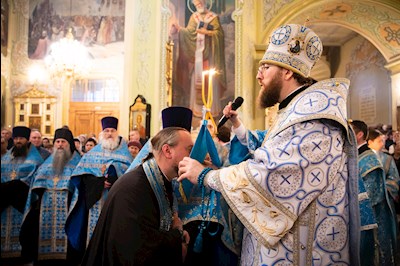 Митрополит Игнатий совершил всенощное бдение в Покровском соборе г. Саратова