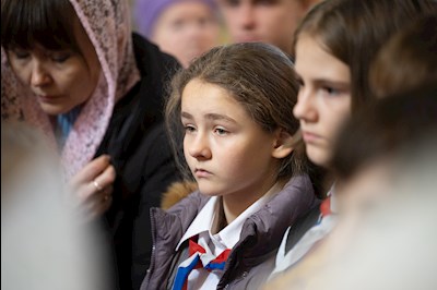 В Покровском соборе прошла торжественная встреча саратовских святителей