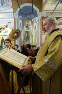 Великое освящение верхнего храма во имя Святой Живоначальной Троицы Свято-Троицкого кафедрального собора города Саратова
