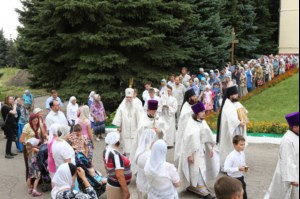 Божественная литургия в Спасо-Преображенском мужском монастыре г. Саратова