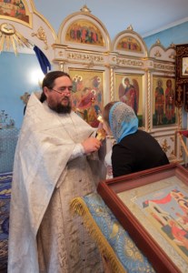 Божественная литургия в храме в честь Рождества Пресвятой Богородицы с. Ершовка (Муммовское) Аткарского района