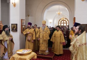 Божественная литургия в Свято-Алексиевском женском монастыре г. Саратова