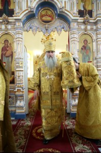 Божественная литургия в храме во имя святых первоверховных апостолов Петра и Павла г.Аткарска