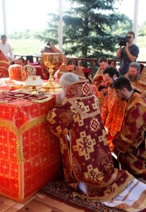 Божественная литургия в Вавиловом Доле