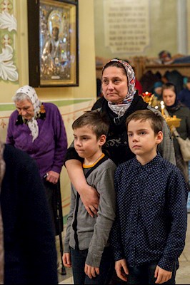 Всенощное бдение в храме Покрова Пресвятой Богородицы г. Саратова