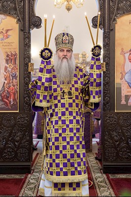 Божественная литургия в храме в честь иконы Божией Матери «Всех скорбящих Радость» г. Саратова