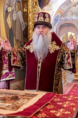 Божественная литургия в Свято-Троицком кафедральном соборе г. Саратова