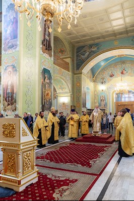 Всенощное бдение в храме Покрова Пресвятой Богородицы г. Саратова