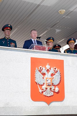 Митрополит Игнатий посетил церемонию выпуска офицеров ВВИМО