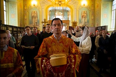 Митрополит Игнатий совершил Божественную литургию в Покровском соборе г. Саратова