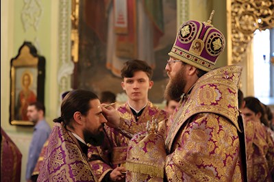 Митрополит Игнатий совершил всенощное бдение в Покровском соборе г. Саратова