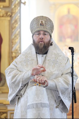 Митрополит Игнатий совершил Божественную литургию в кафедральном соборе Живоначальной Троицы г. Вольска