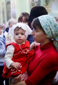 Божественная литургия в храме в честь Покрова Пресвятой Богородицы г. Саратова