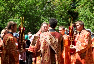 Божественная литургия в Вавиловом Доле