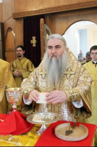 Божественная литургия в храме во имя святого равноапостольного великого князя Владимира г. Саратова