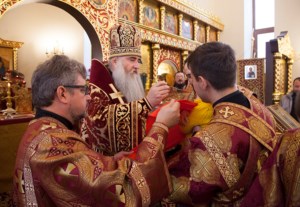 Митрополит Лонгин совершил Великое освящение храма во имя великомученицы Параскевы с. Благодатное Хвалынского района