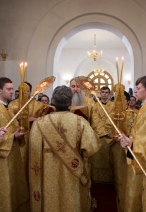 Божественная литургия в Свято-Алексиевском женском монастыре г. Саратова