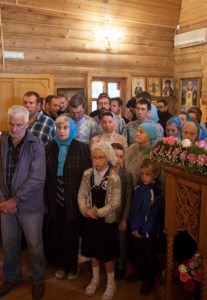 Божественная литургия в храме в честь Рождества Пресвятой Богородицы г.Саратова