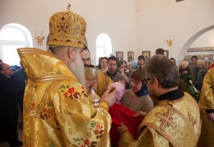Великое освящение храма во имя святителя Иоанна Златоуста в п. Зональный г.Саратова