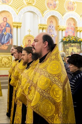 Всенощное бдение в храме святителя Спиридона Тримифунтского г. Саратова