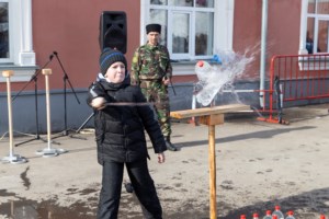 На территории Покровского храма г. Саратова прошел зимний праздник