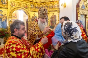Божественная литургия в храме великомученика Георгия Победоносца г. Саратова