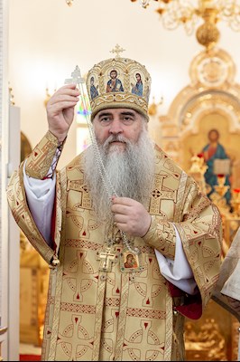 Божественная литургия в храме во имя святых первоверховных апостолов Петра и Павла г. Аткарска
