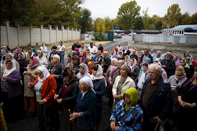 Митрополит Игнатий совершил Великое освящение храма святой блаженной Ксении Петербургской п. Красный Текстильщик и Божественную литургию в новоосвященном храме