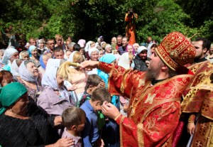Божественная литургия в Вавиловом Доле