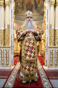 Божественная литургия в храме во имя Всех Святых, в земле Российской просиявших г. Саратова