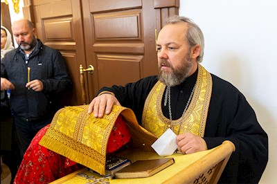 Великое освящение храма Сорока Севастийских мучеников г. Саратова и Божественная литургия в новоосвященном храме