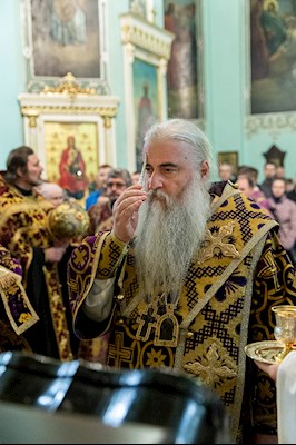 Всенощное бдение в храме в честь Сошествия Святого Духа г. Саратова