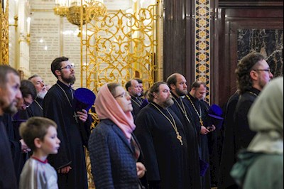 Митрополит Игнатий принял участие в Божественной литургии и торжествах в день тезоименитства Святейшего Патриарха Кирилла