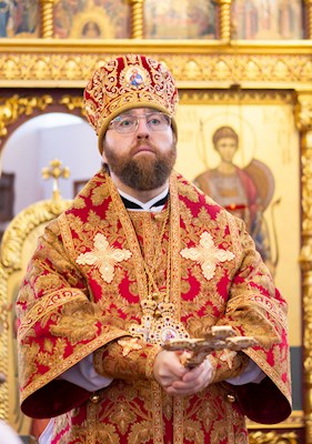 Божественная литургия в храме великомученика Георгия Победоносца г. Саратова