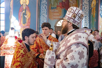 Митрополит Игнатий совершил всенощное бдение в Свято-Никольском мужском монастыре г. Саратова