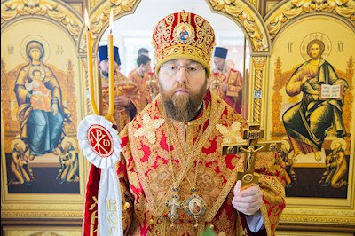 Митрополит Игнатий совершил Великое освящение храма Архангела Михаила с. Курдюм и первую Божественную литургию в новоосвященном храме