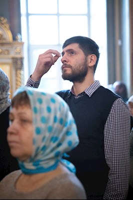 Митрополит Игнатий возглавил соборное архиерейское богослужение в Свято-Троицком кафедральном соборе г. Покровска (Энгельса)