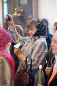 Чин Великого освящения и Божественная литургия в храме в честь Владимирской иконы Божией Матери Владимирского женского монастыря г. Вольска