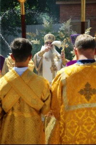Божественная литургия в храме святых первоверховных апостолов Петра и Павла г. Красноармейска