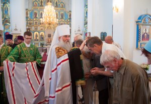 Всенощное бдение в Свято-Сергиевском женском монастыре с. Алексеевка Базарно-Карабулакского района