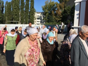 Престольный праздник в новом храме во имя святых мучеников Адриана и Наталии г. Саратова