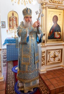 Божественная литургия в Свято-Успенском храме пос. Возрождение Хвалынского района