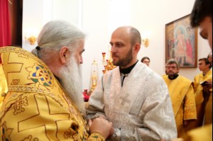 Божественная литургия в храме в честь Нерукотворного Образа Спасителя г. Саратова