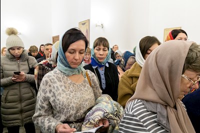 Всенощное бдение в храме святителя Спиридона Тримифунтского г. Саратова