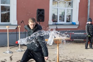 На территории Покровского храма г. Саратова прошел зимний праздник