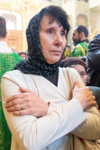 Божественная литургия в храме в честь Покрова Пресвятой Богородицы г. Саратова