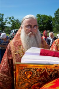 Божественная литургия в храме в честь Воскресения Христова с. Ивано-Языковка Аткарского района