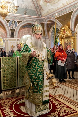 Всенощное бдение в Свято-Троицком кафедральном соборе г. Саратова