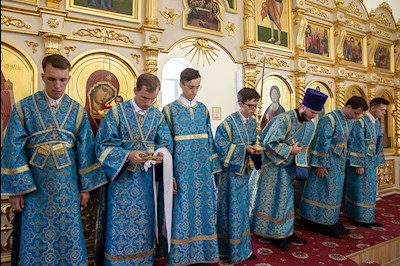 Всенощное бдение в храме в честь Казанской иконы Божией Матери р.п. Татищево