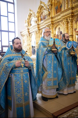 Митрополит Игнатий возглавил соборное архиерейское богослужение в Казанском храме г. Саратова